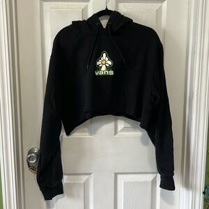 vans hand-cropped hoodie